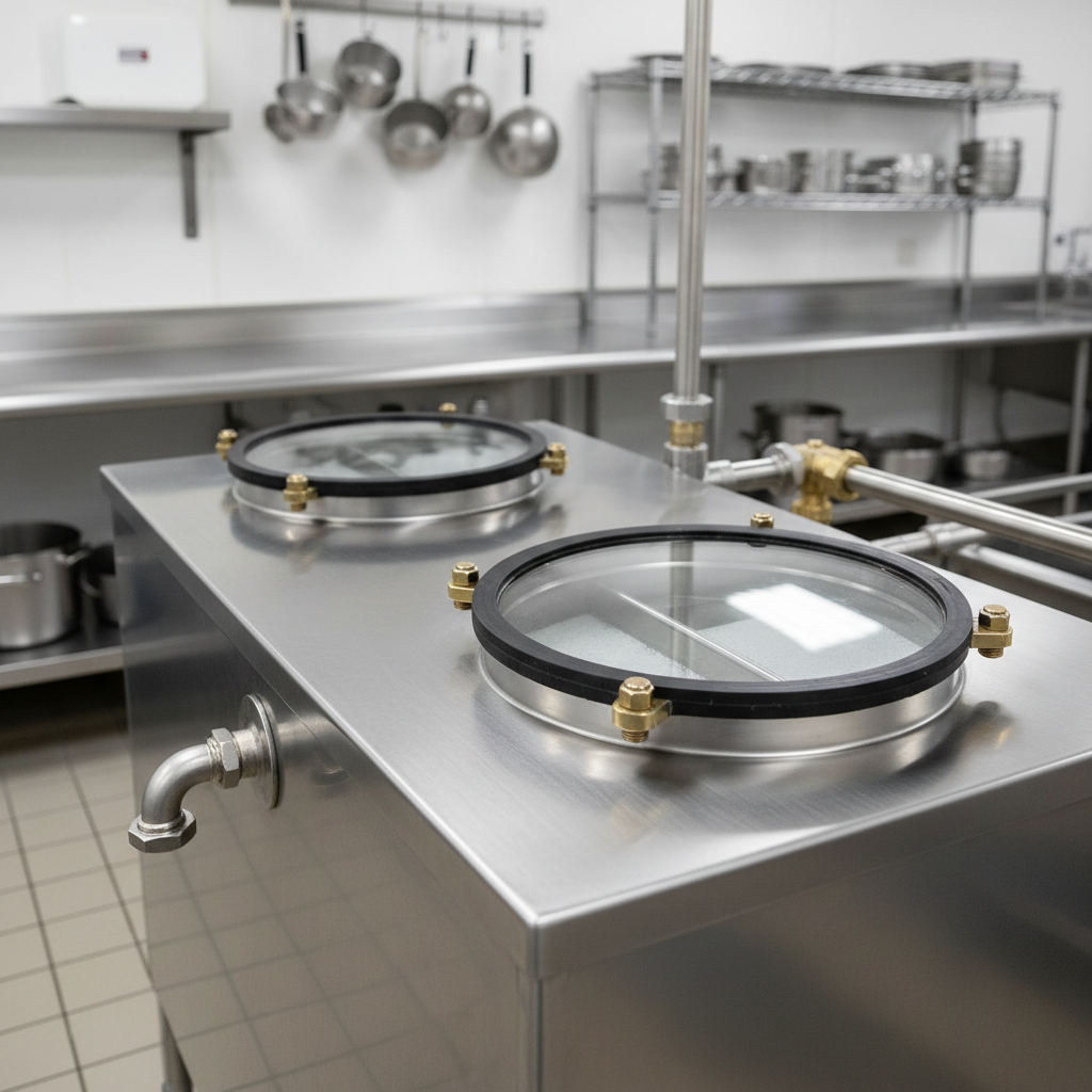 Schone vetafscheider na onderhoud door rioolspecialist in Den Bosch.